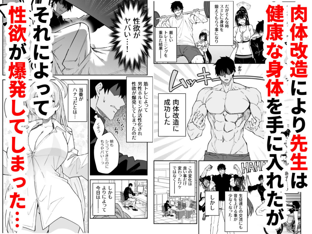 生徒達と仲良くHする本〜ブルアカ総集編〜 画像1