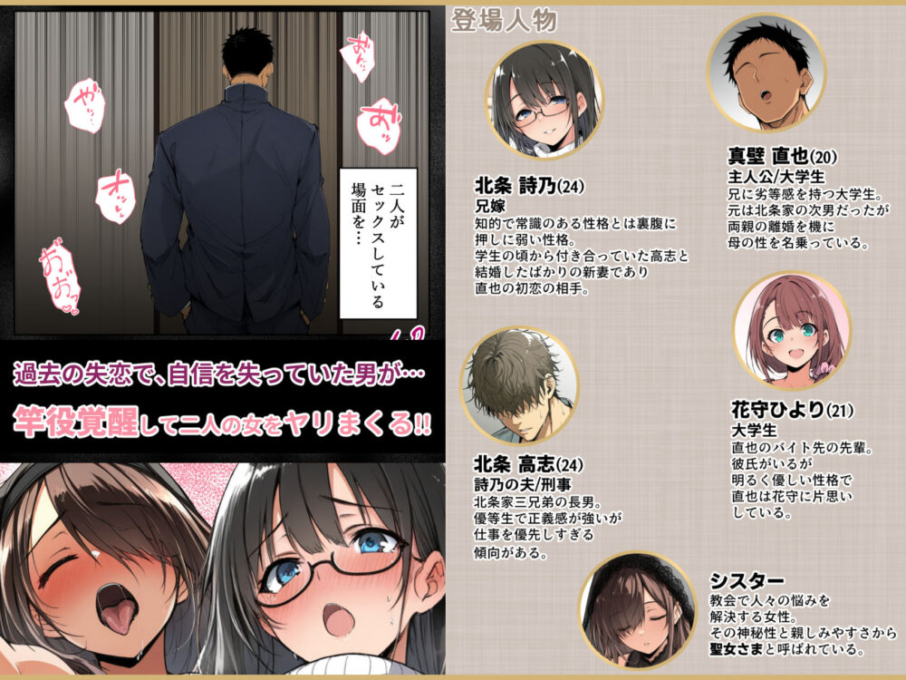 ずっと憧れていた兄嫁からネトラセ竿役を頼まれた話 画像1
