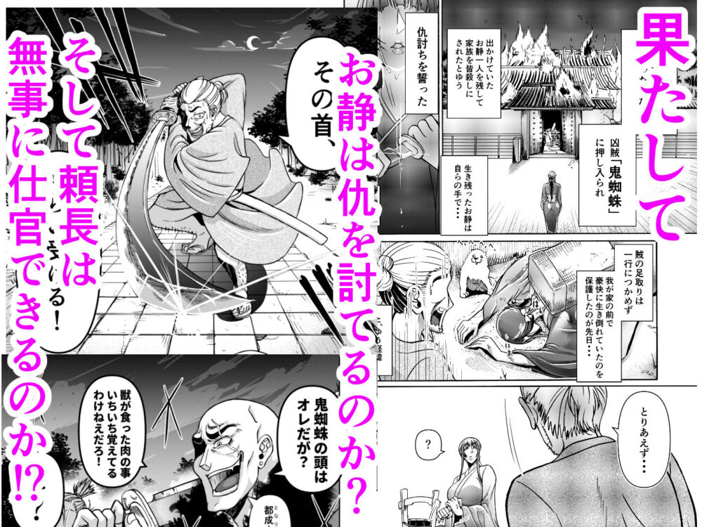 仇を探してやってきた武家の娘が無防備すぎて、我慢できない！！！ 画像8