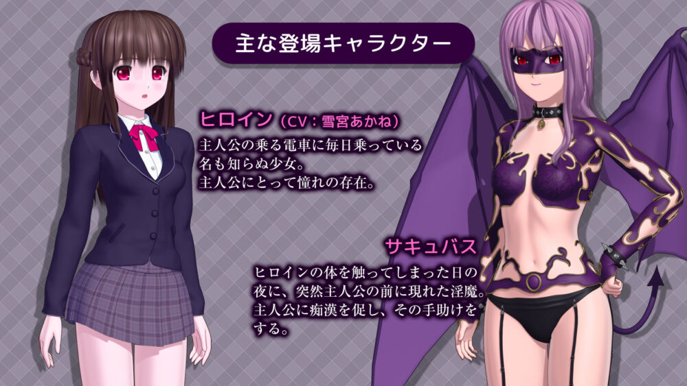 電車の中の淫魔 画像2