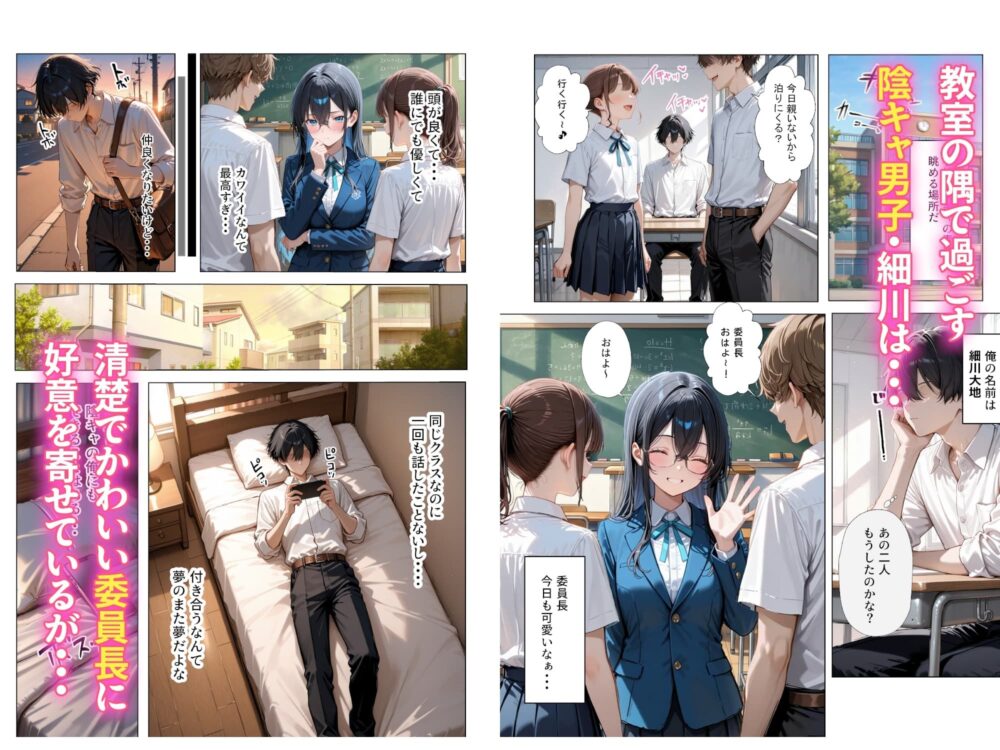 清楚彼女がいるのにギャルとの予行練習(生本番)がやめられない話【ぬるぬるエロアニメ動画同梱】 画像1