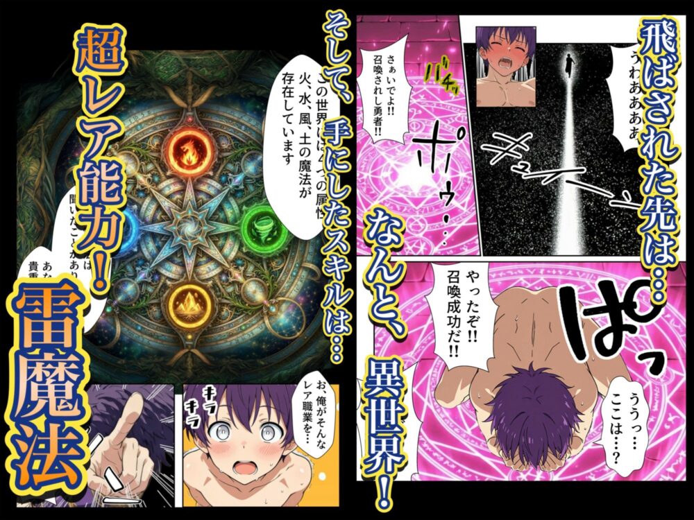 異世界召喚された最弱の雷魔法使い、体術で無双しまくり国へ復讐し、女全員を性奴●にした話 画像2